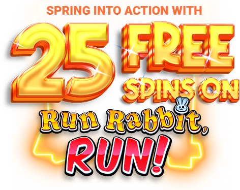 WhiteLionBets 25 Free Spins on Run Rabbit, Run